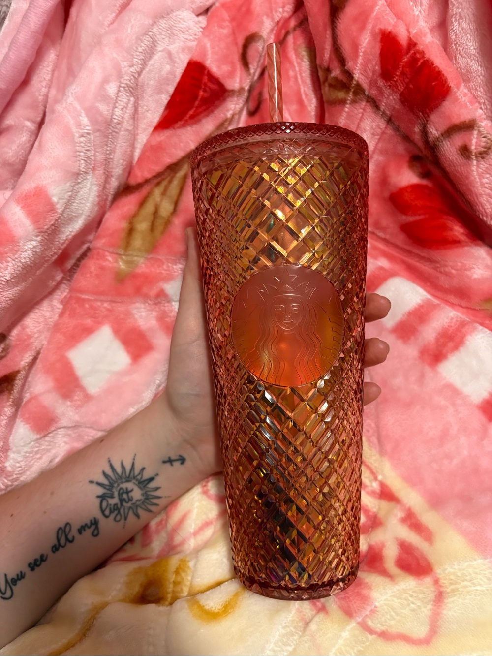 Starbucks pink tumbler